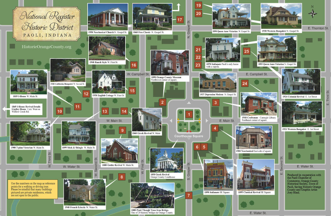 Town of Paoli Indiana Historic District